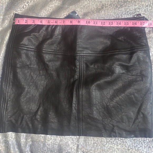Ralph Lauren Brown Leather Miniskirt - Picture 9 of 9